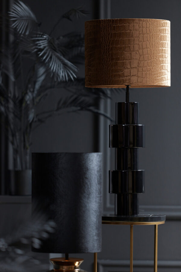 Krokodillenprint lampenkap bruin Light & Living Praya - Ø 40 cm - Image 5