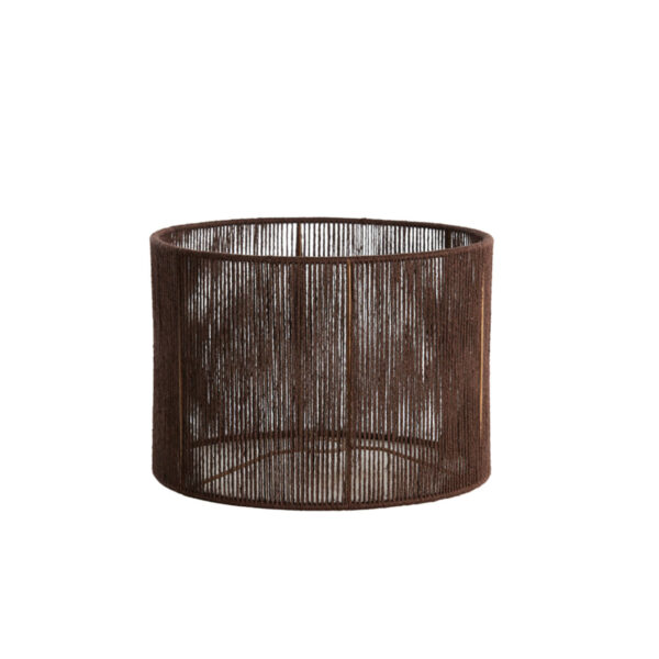 Bruine lampenkap in cilindervorm Light & Living Tossa - Ø 35 cm