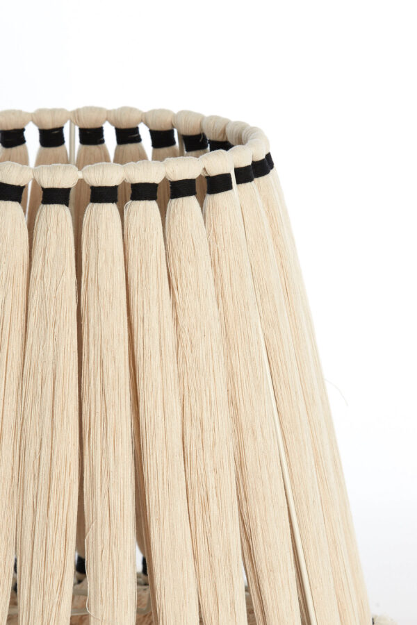 Gevlochten katoenen lampenkap beige Light & Living Loa - Ø 41 cm - Image 4