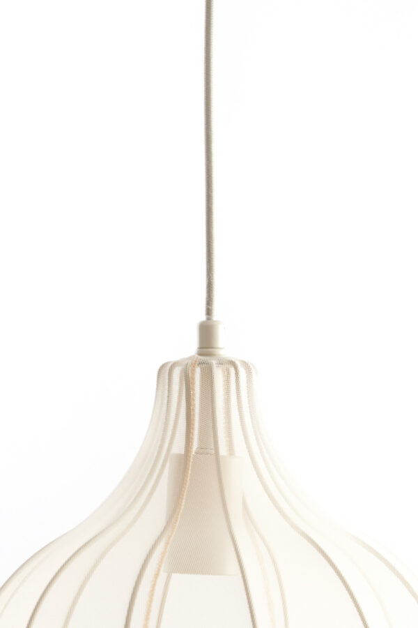 Moderne beige stoffen hanglamp Light & Living Elati - Ø 29 cm - Image 6