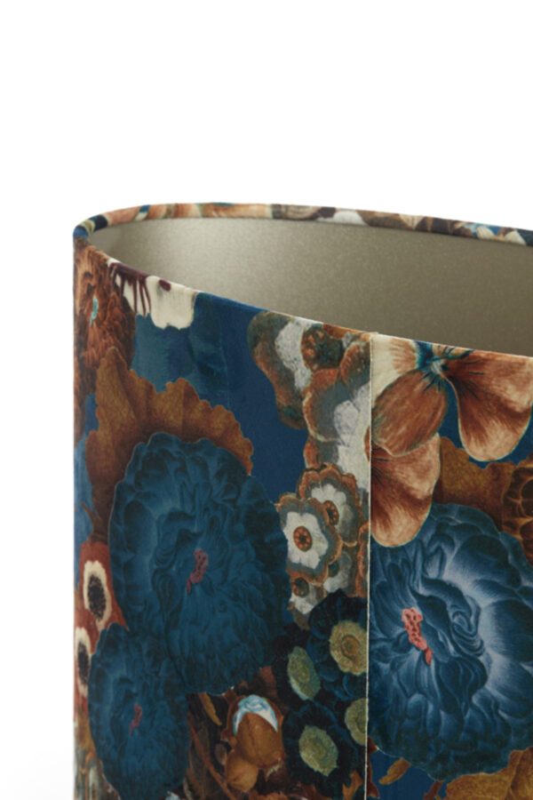 Lampenkap bloemenprint blauw Light & Living Bloom - H 28 cm - Image 4