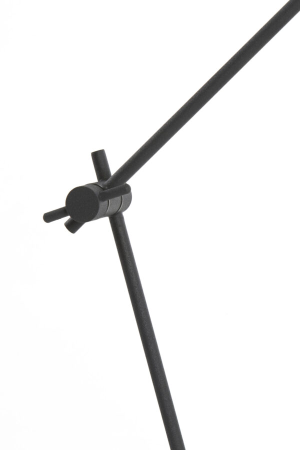 Zwarte metalen bureaulamp Light & Living Rijeka - H 51 cm - Image 5