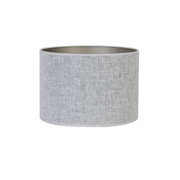 Cilindervormige lampenkap in grijze stof Light & Living Saverna - Ø 35 cm