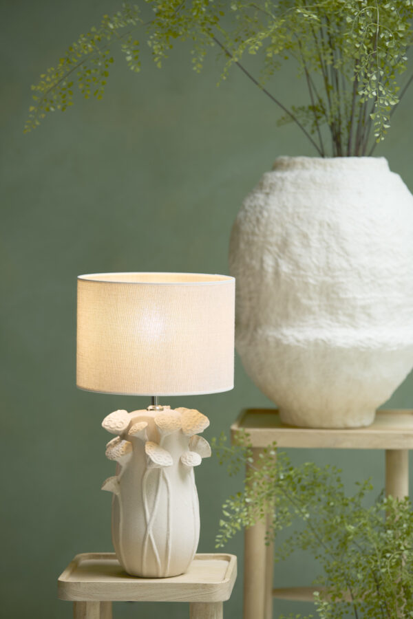 Keramische lampenvoet met bloemmotief Light & Living Lavci - H 32 cm - Image 4