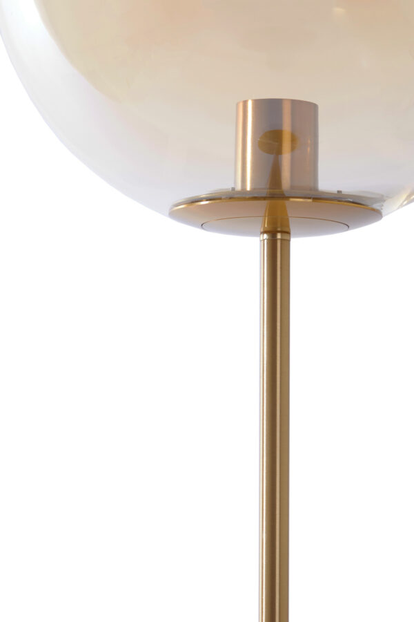 Gouden lampenvoet met bolvormig glas Light & Living Medina - H 160 cm - Image 3