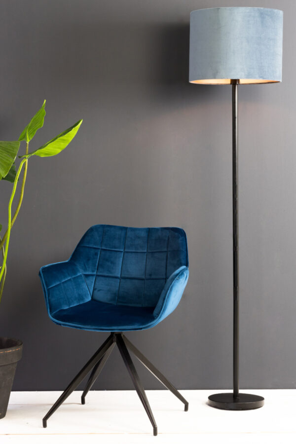 Zwarte lampenvoet lang Light & Living Washington - H 148,5 cm - Image 4