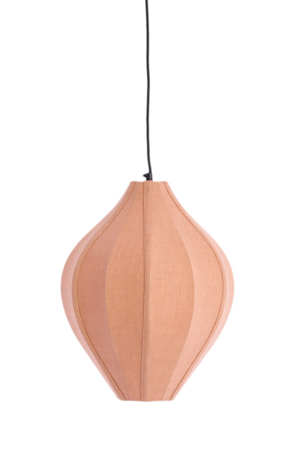 Druppelvormige linnen hanglamp Light & Living Pasto - Ø 36 cm - Image 2