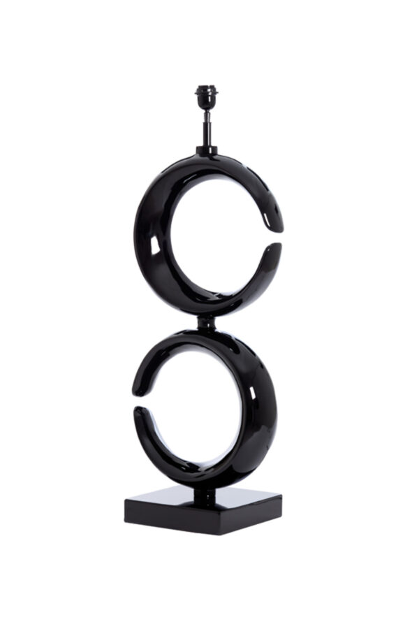 Zwarte tafellampvoet modern Light & Living Maan - H 99 cm - Image 3