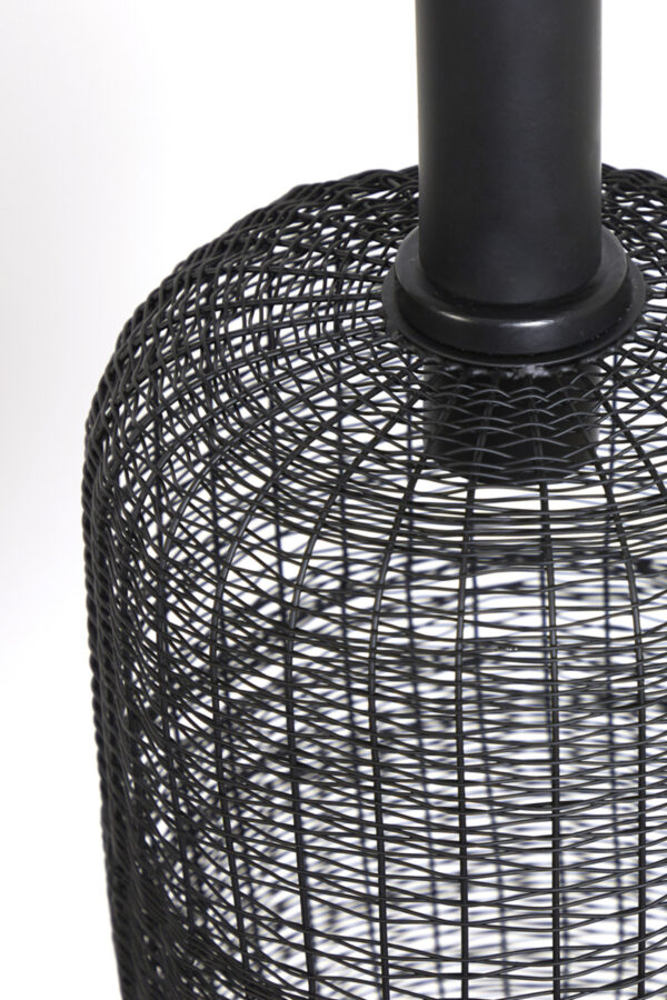 Cilindervormige zwarte draad hanglamp Light & Living Lekang - Ø 22 cm - Image 5