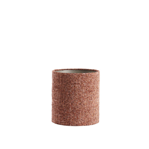 Stoffen lampenkap terracotta cilindervormig Light & Living Osire - Ø 25 cm