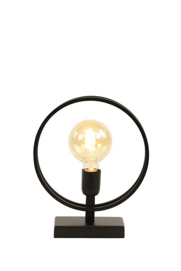 Zwarte metalen lamp basis Light & Living Rudra - H 30 cm - Image 3