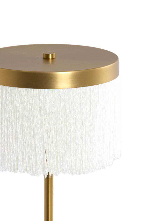 Franje tafellamp goudkleurig Light & Living Diny - H 35 cm - Image 3