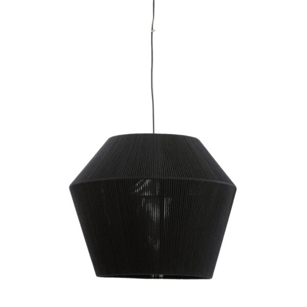 Zwarte hexagonale hanglamp Light & Living Agaro - Ø 71 cm