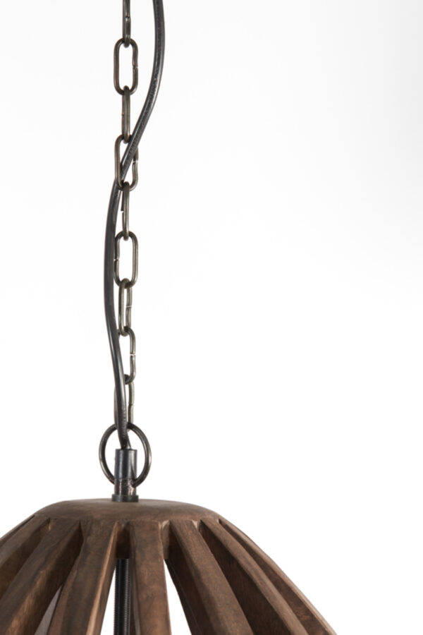 Open houten hanglamp kooi-design Light & Living Haranka - Ø 47 cm - Image 3