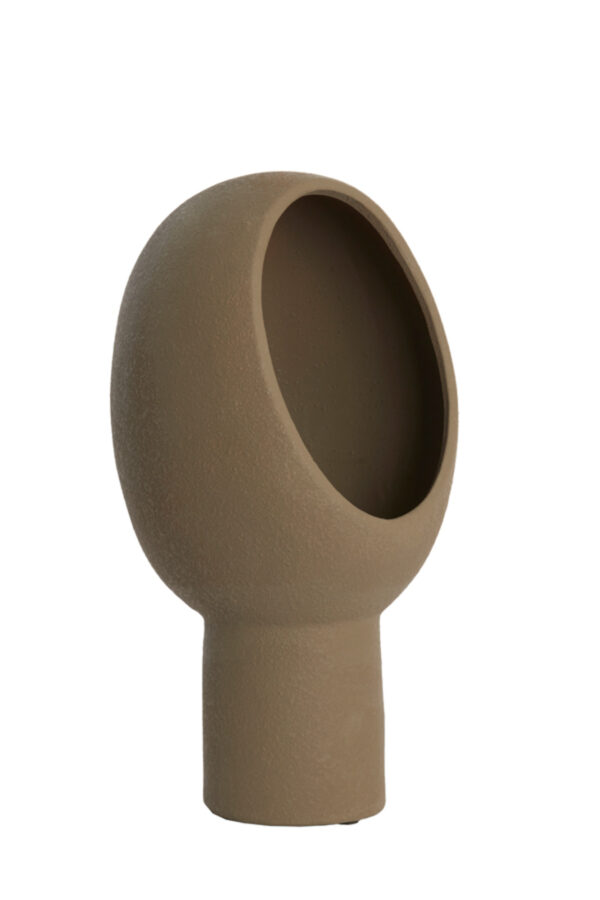 Bruine ovale tafellamp Light & Living Monk - H 46 cm - Image 2
