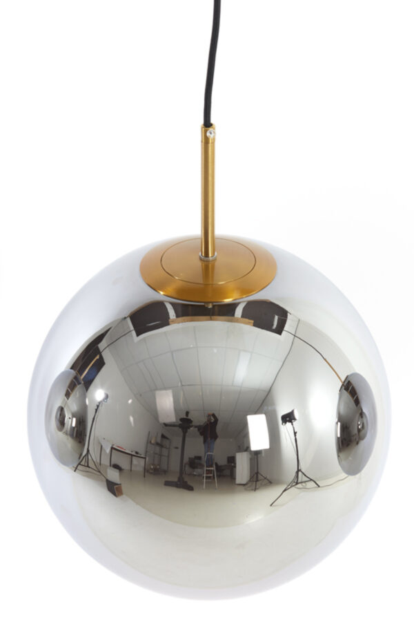 Zilverkleurige bolvormige hanglamp Light & Living Medina - B 120 cm - Image 7