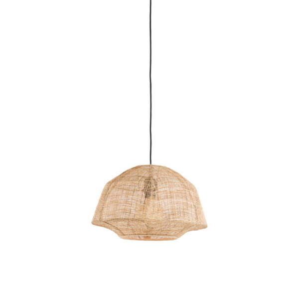Rieten hanglamp in naturel kleur Light & Living Macul - Ø 40 cm