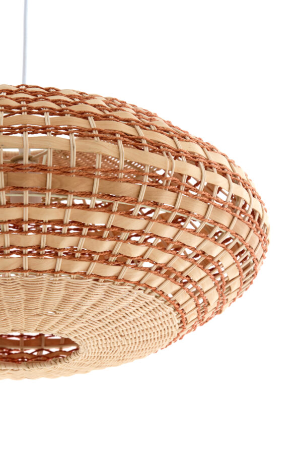 Natuurlijke rotan hanglamp stijlvol Light & Living Tawela - Ø 59,5 cm - Image 5