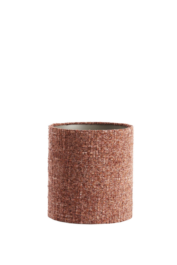 Stoffen lampenkap terracotta cilindervormig Light & Living Osire - Ø 25 cm - Image 2