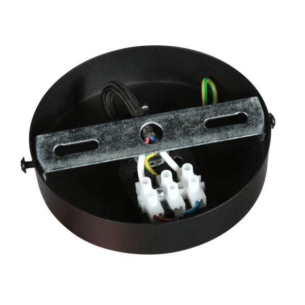 Zwarte hanglamp met E27 fitting en verstelbaar snoer Mexlite HaloSwap - Ø 10 cm - Image 9