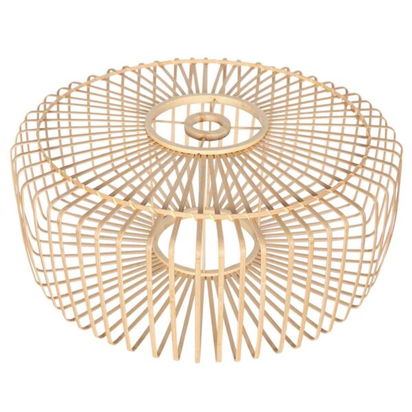 Trendy zwarte booglamp met naturel kap Anne Lighting Curve - Image 5