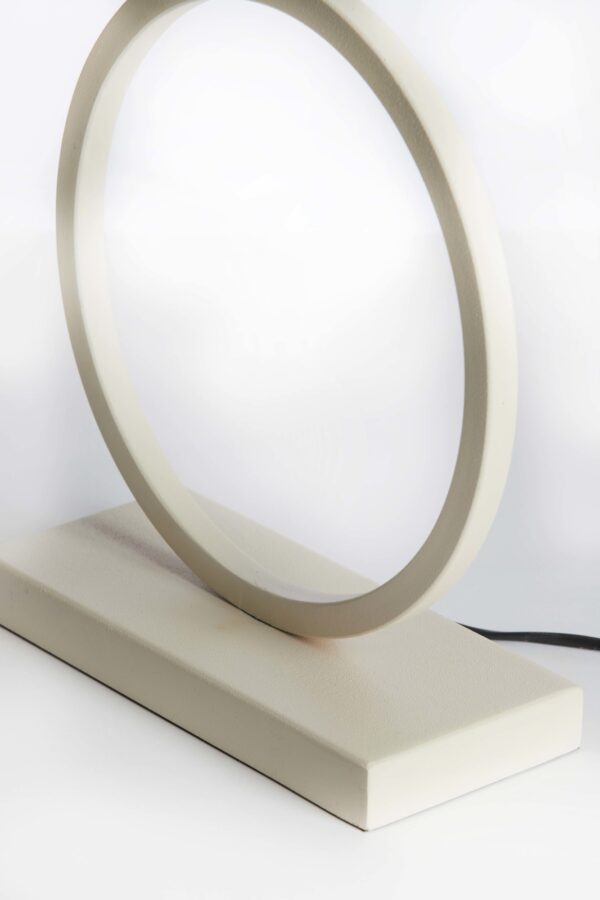 Trendy beige cirkel lampenvoet Light & Living Liva - Image 6