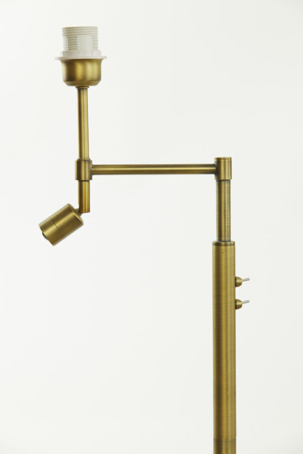Klassieke brons armatuur met leeslampje Light & Living Montana - H 140 cm - Image 6