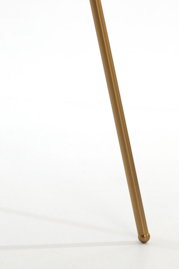 Zwarte vloerlamp driepoot goudkleurig glas Light & Living Mayson - H 146 cm - Image 8