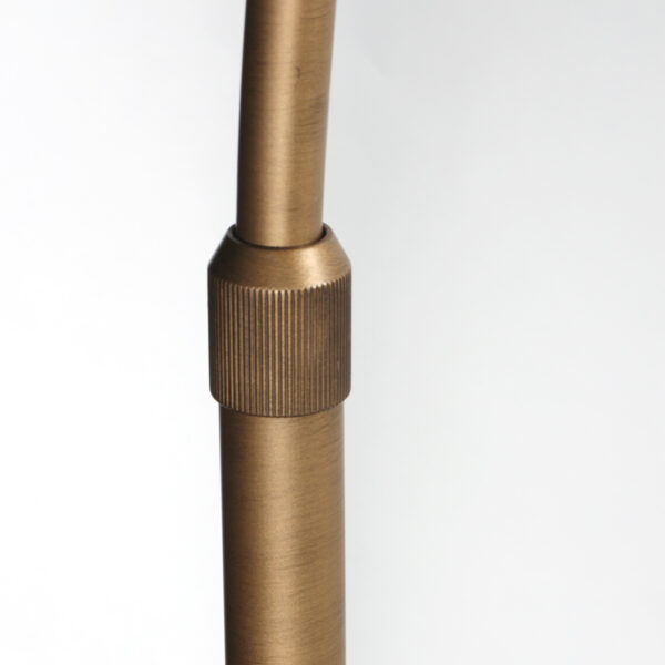 Klassieke bronze booglamp zeegras kap Steinhauer Sparkled Light - Image 4