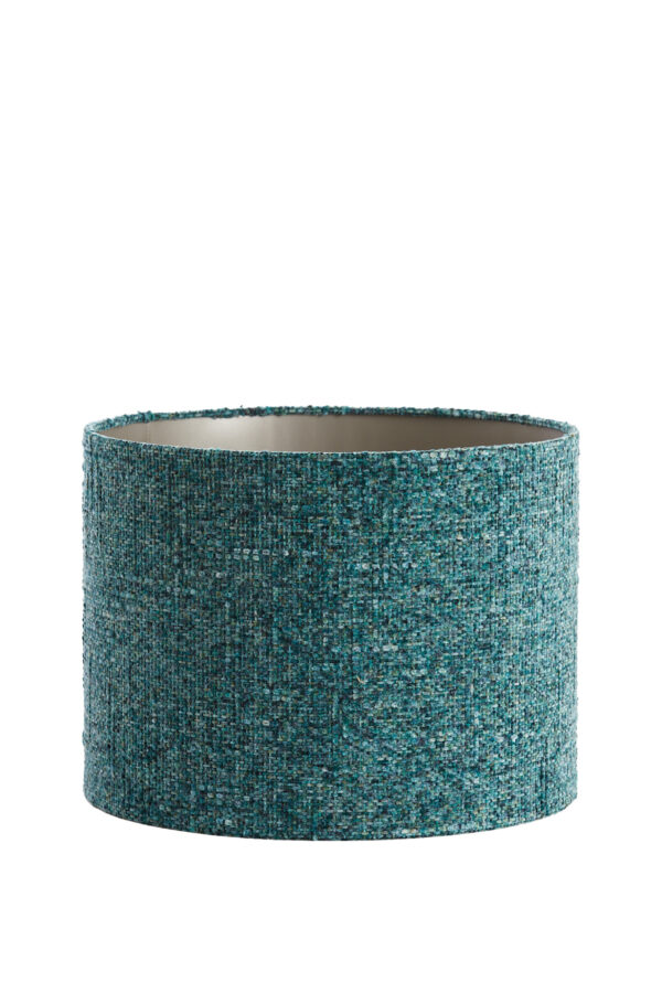 Stoffen lampenkap turquoise cilindervormig Light & Living Osire - Ø 40 cm - Image 2