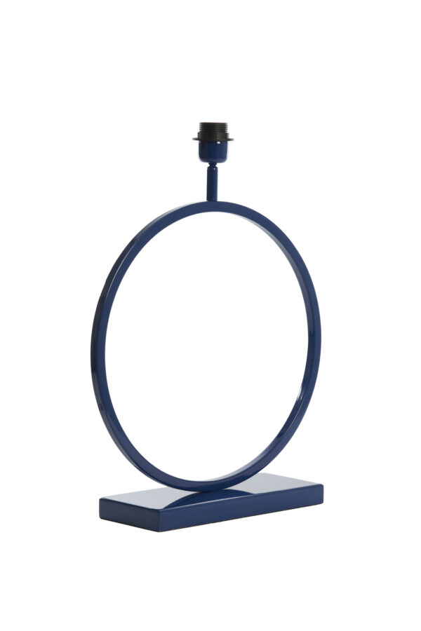Blauwe ronde lampvoet Light & Living Liva - H 53 cm - Image 3
