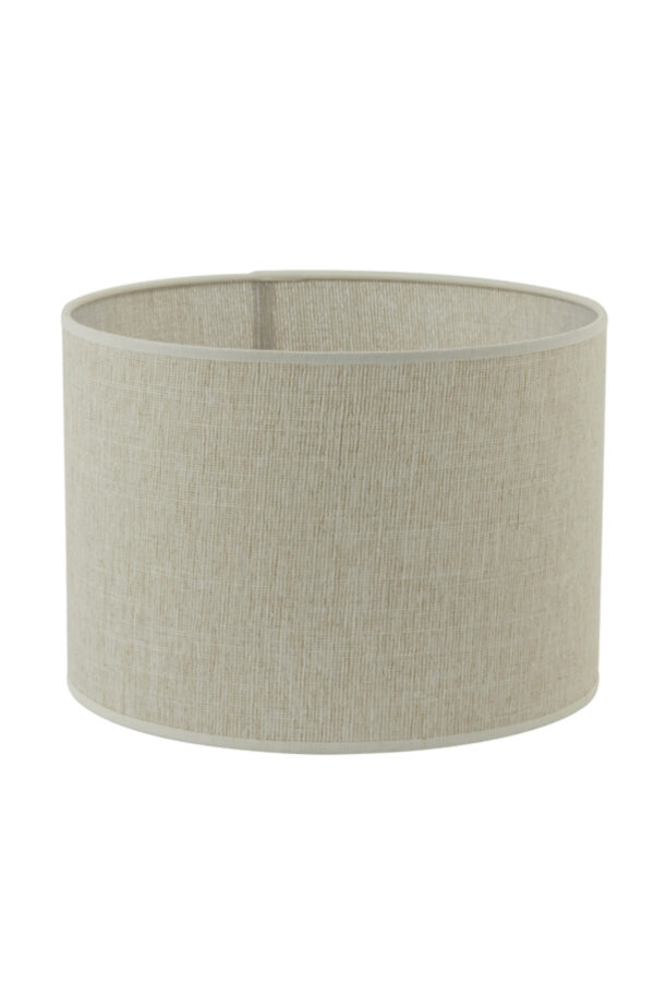 Cilindervormige lampenkap beige stof Light & Living Breska - Ø 35 cm - Image 2