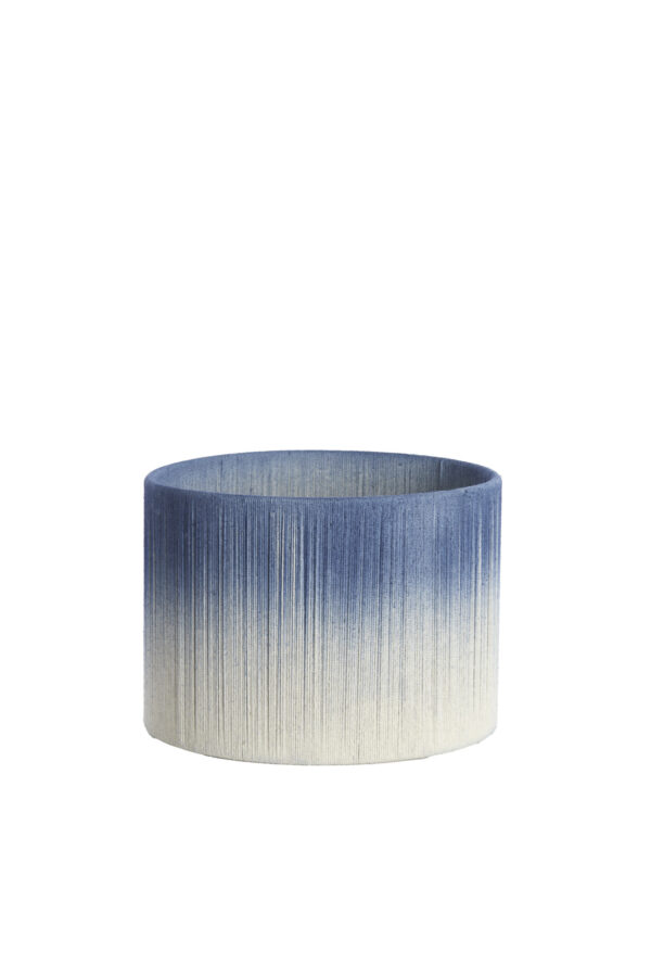 Blauwe ombre lampenkap cilindervormig Light & Living Tossa - Ø 25 cm - Image 2