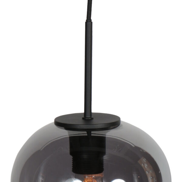 Kleine hanglamp rookglazen bollamp Mexlite HaloSwap - Ø 20 cm - Image 8