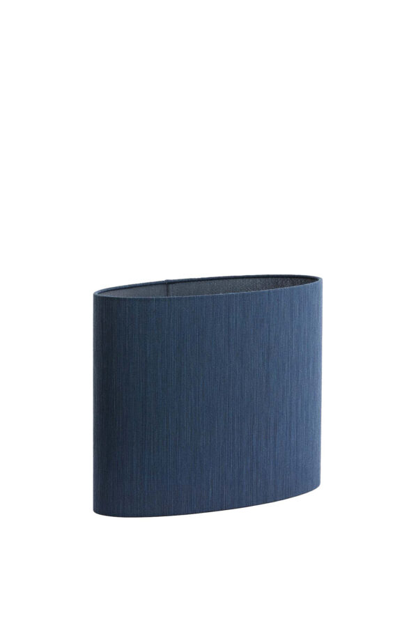 Donkerblauwe cilindervormige lampenkap Light & Living Harper - H 28 cm - Image 3