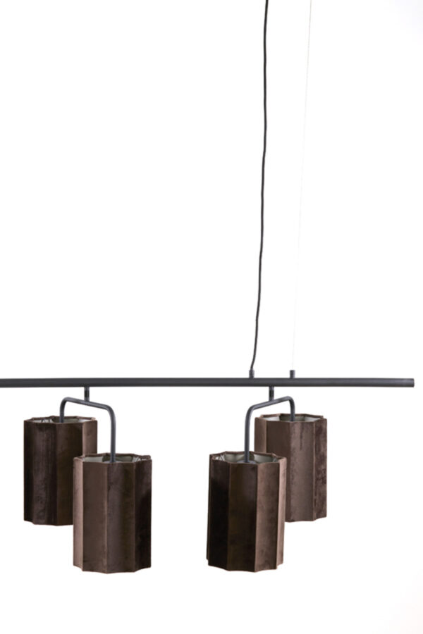 Industriële bruine hanglamp metaal Light & Living Edisa - B 160 cm - Image 3