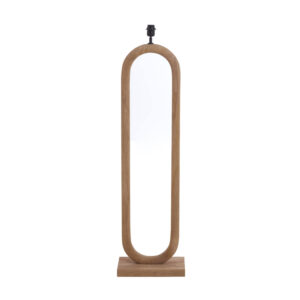 Houten lampenhouder ovaal Light & Living Paceco - H 119 cm