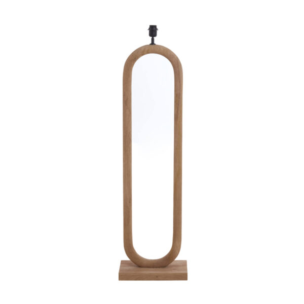 Houten lampenhouder ovaal Light & Living Paceco - H 119 cm