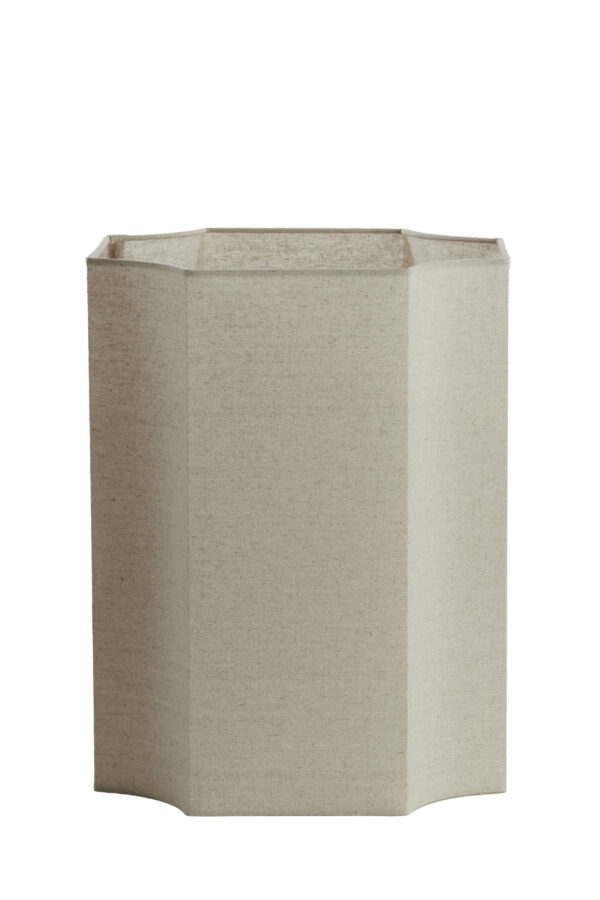Beige lampenkap zeshoekig Light & Living Dasli - Ø 35 cm - Image 3