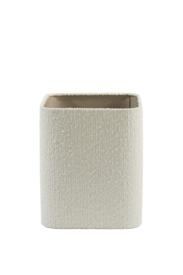 Stoffen lampenkap crème vierkant Light & Living Bolero - H 30 cm - Image 2