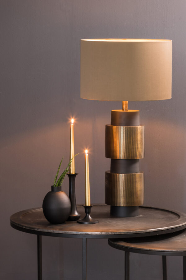 Gouden lampenkap in cilindervorm Light & Living Monaco - Ø 30 cm - Image 4