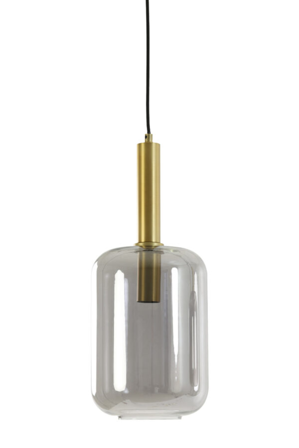 Goudkleurige glazen hanglamp Light & Living Lekar - Ø 22 cm - Image 2
