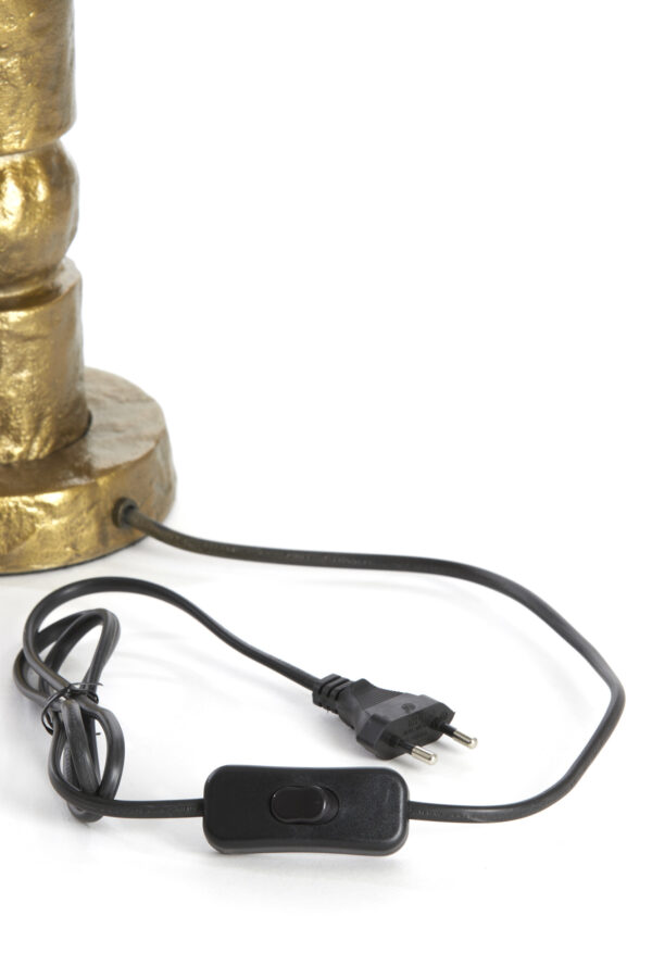 Gouden lampenvoet sculpturaal design Light & Living Akti - H 58 cm - Image 7