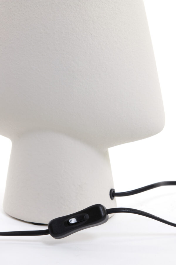 Witte tafellamp modern ontwerp Light & Living Ciara - H 51,5 cm - Image 6