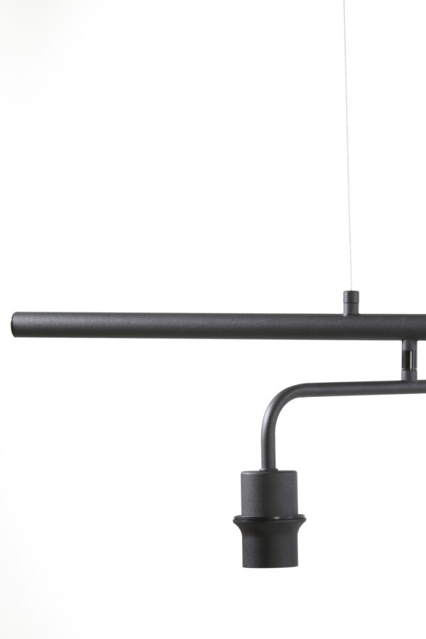 Moderne zwarte hanglamp met rail Light & Living Edisa - B 160 cm - Image 5