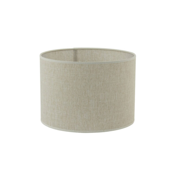 Cilindervormige lampenkap beige stof Light & Living Breska - Ø 35 cm