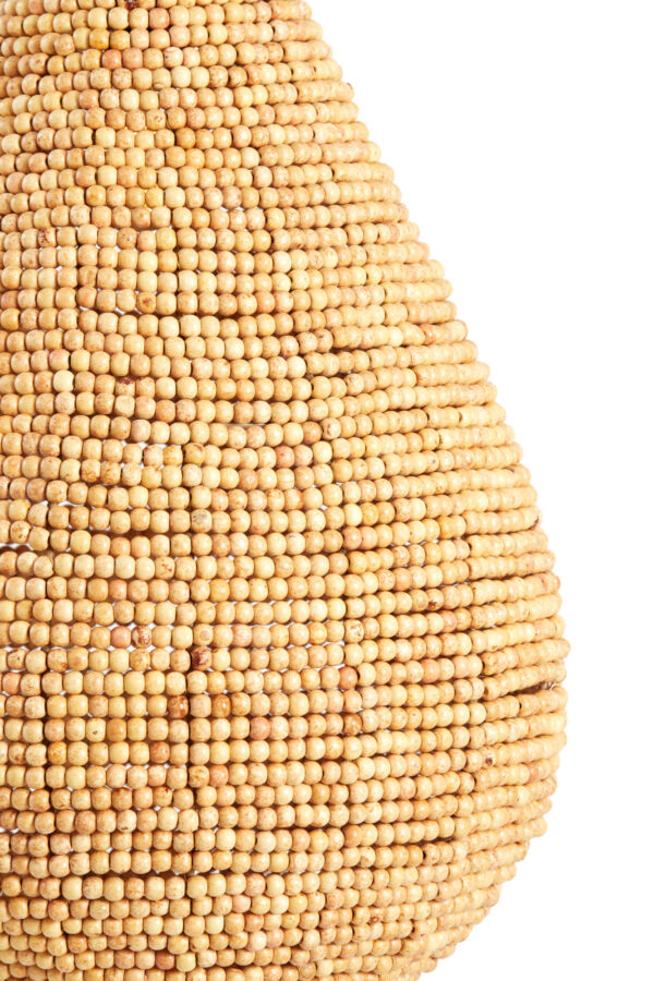 Natuurlijke kralen hanglamp Light & Living Kabinda - Ø 31 cm - Image 3