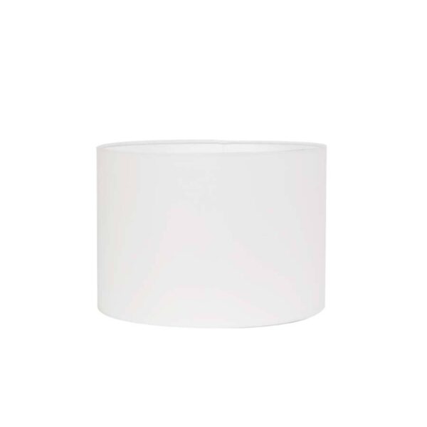 Cilindervormige lampenkap witgekleurd Light & Living Polycotton - Ø 35 cm