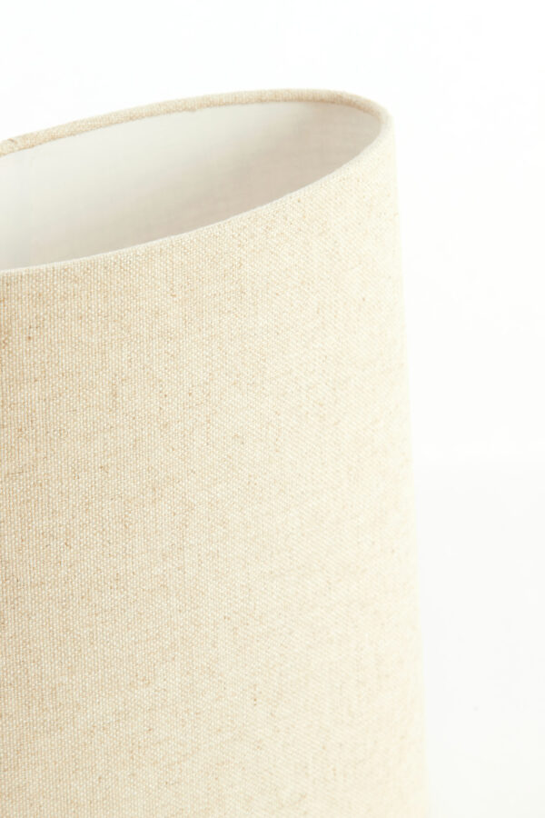 Cilindervormige beige lampenkap voor stijl Light & Living Livigno - H 36 cm - Image 7
