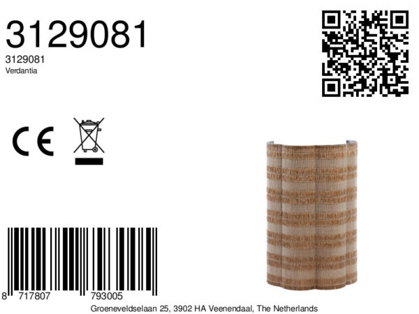Lampenkap beige met franjes Light & Living Verdantia - H 40 cm - Image 6